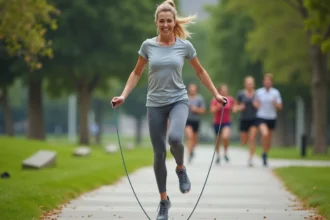 Saut à la corde pour brûler des calories et renforcer les muscles