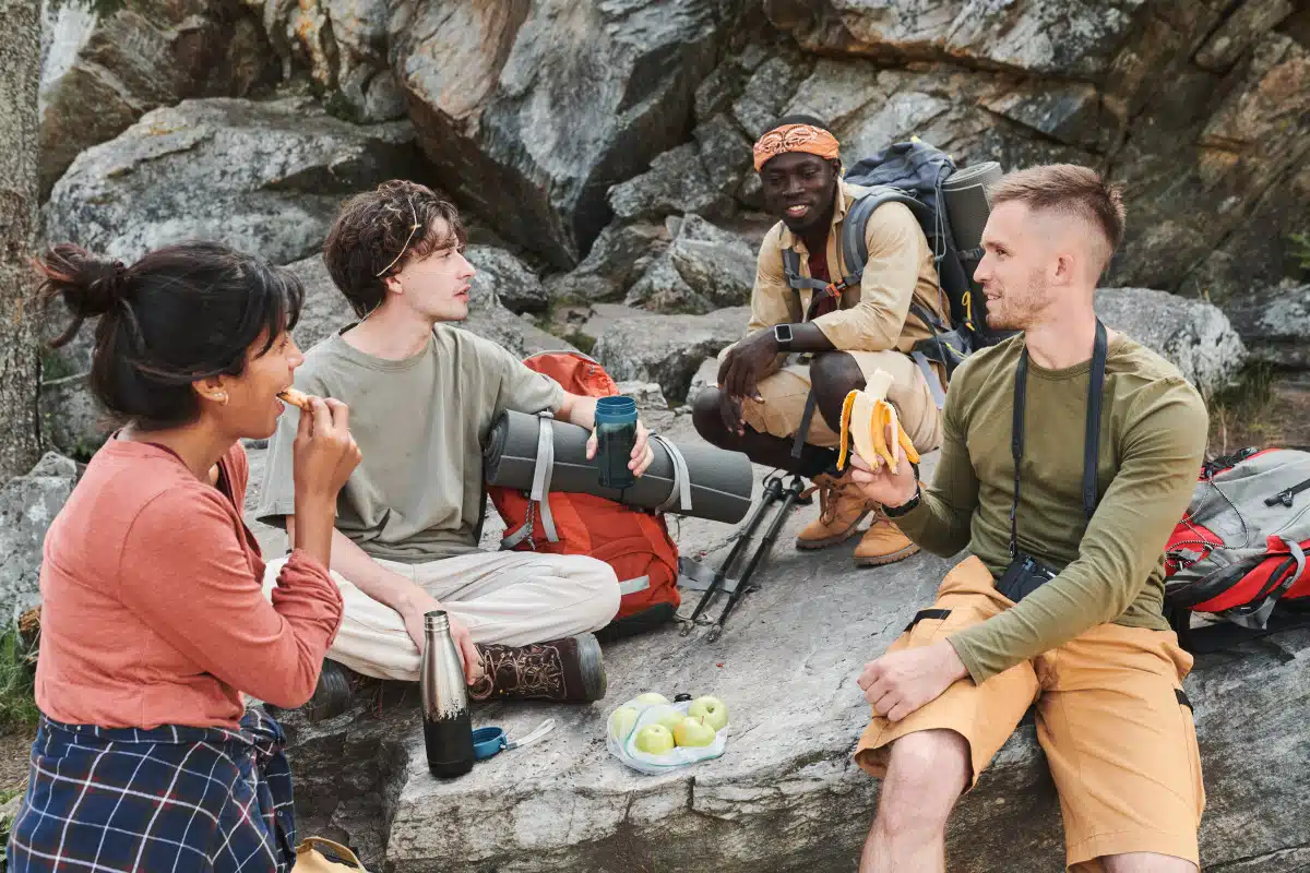pause pendant une randonnée