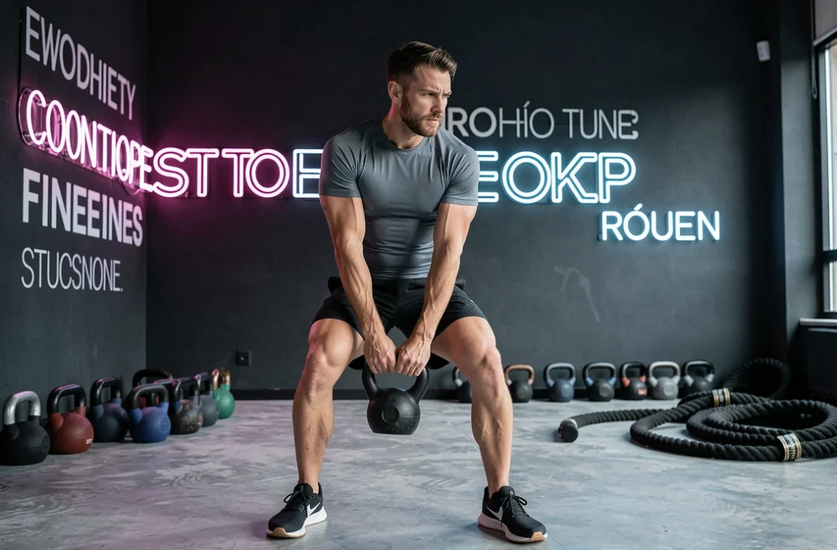 Studio de fitness tendance Le LAB Rouen avec équipements fonctionnels et décoration urbaine